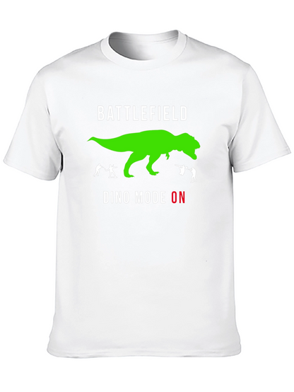 Camiseta Negra Battlefield - Modo Dino Activado