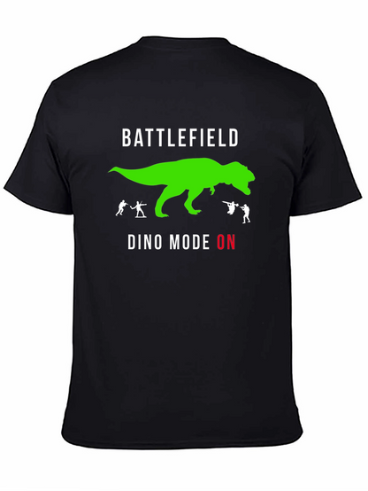 Camiseta Negra Battlefield - Modo Dino Activado