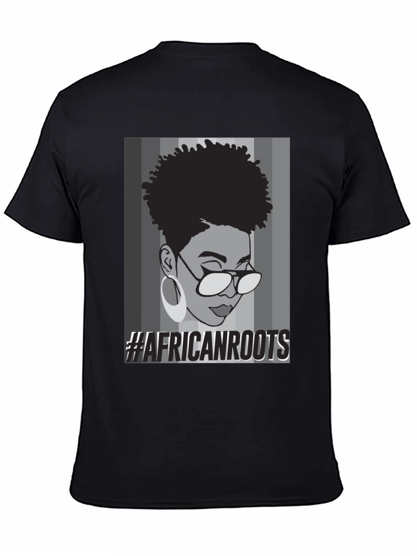Camiseta Negra #AfricanRoots