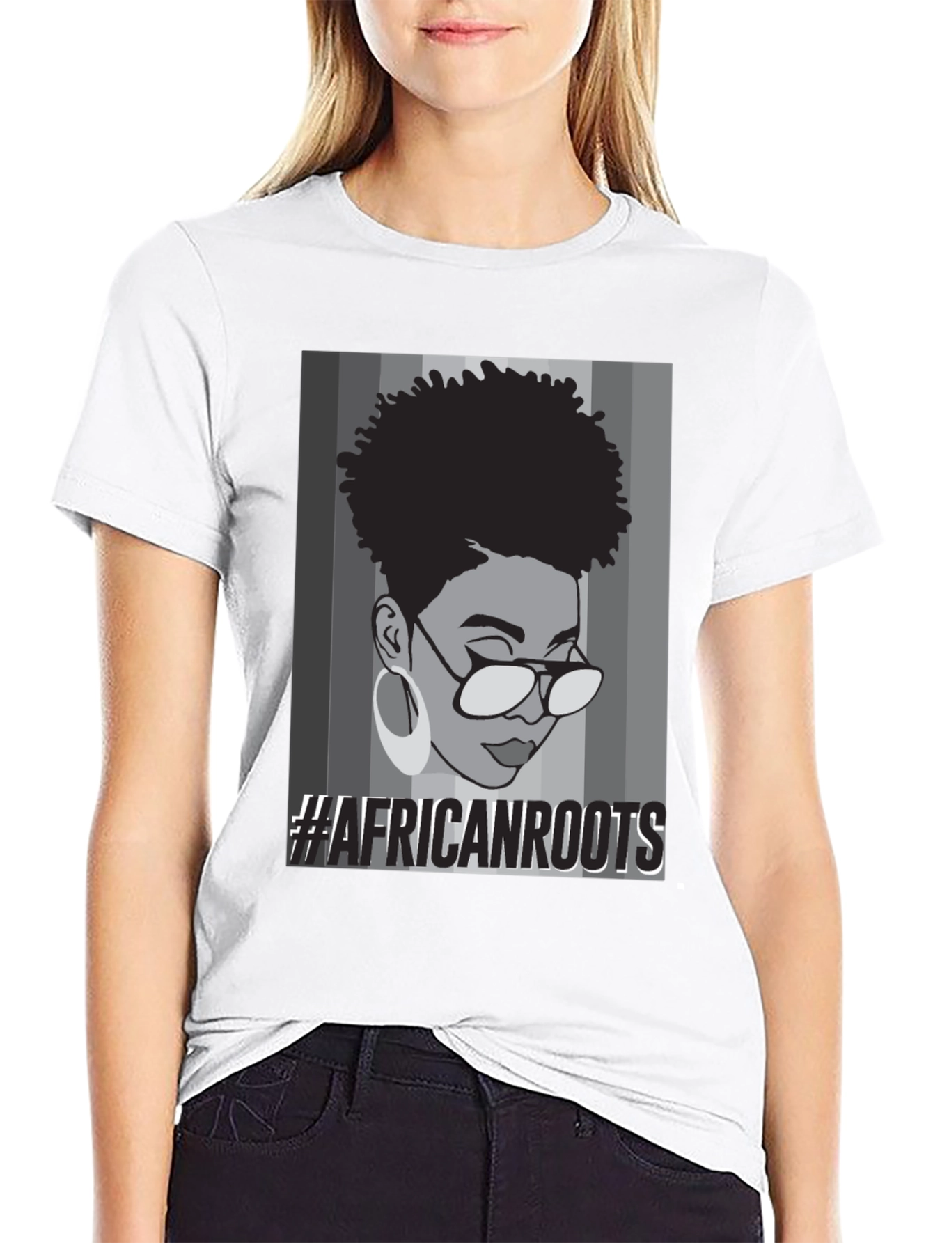 Camiseta Negra #AfricanRoots