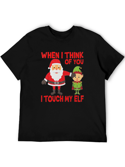 Camiseta Navideña Humor Santa & Elfo