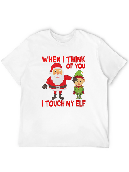 Camiseta Navideña Humor Santa & Elfo