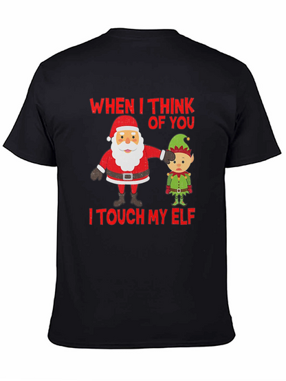 Camiseta Navideña Humor Santa & Elfo