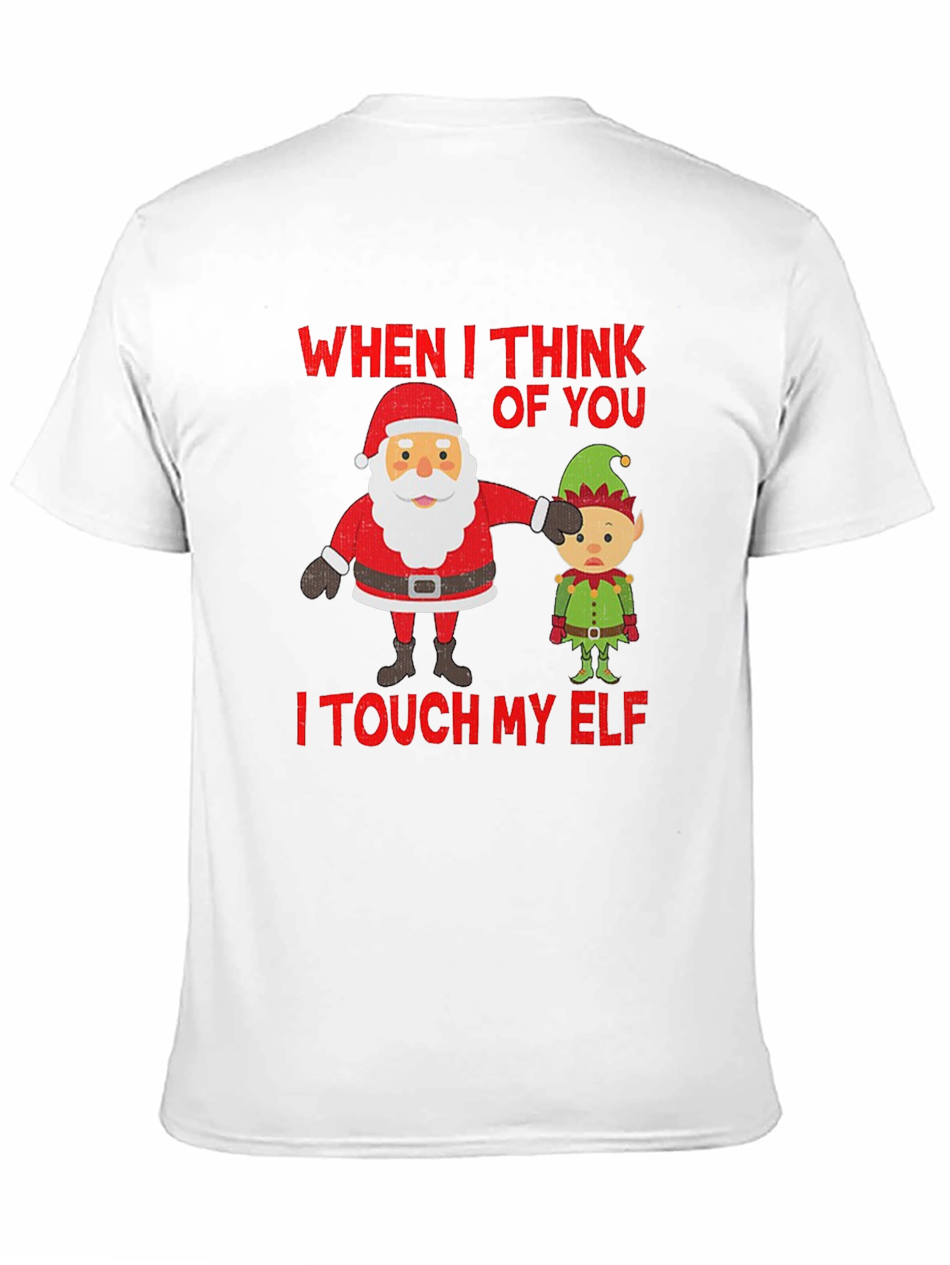 Camiseta Navideña Humor Santa & Elfo