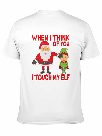 Camiseta Navideña Humor Santa & Elfo