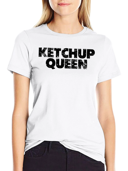 Camiseta Negra Ketchup Queen