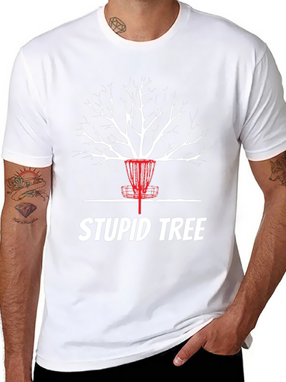 Camiseta Árbol Estúpido para Disc Golf
