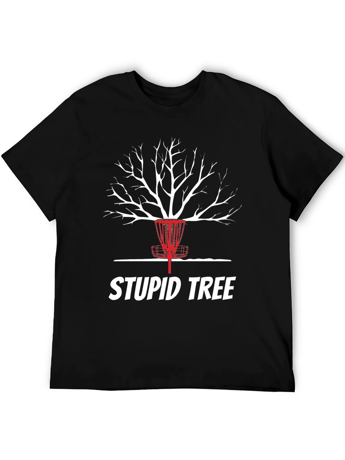 Camiseta Árbol Estúpido para Disc Golf