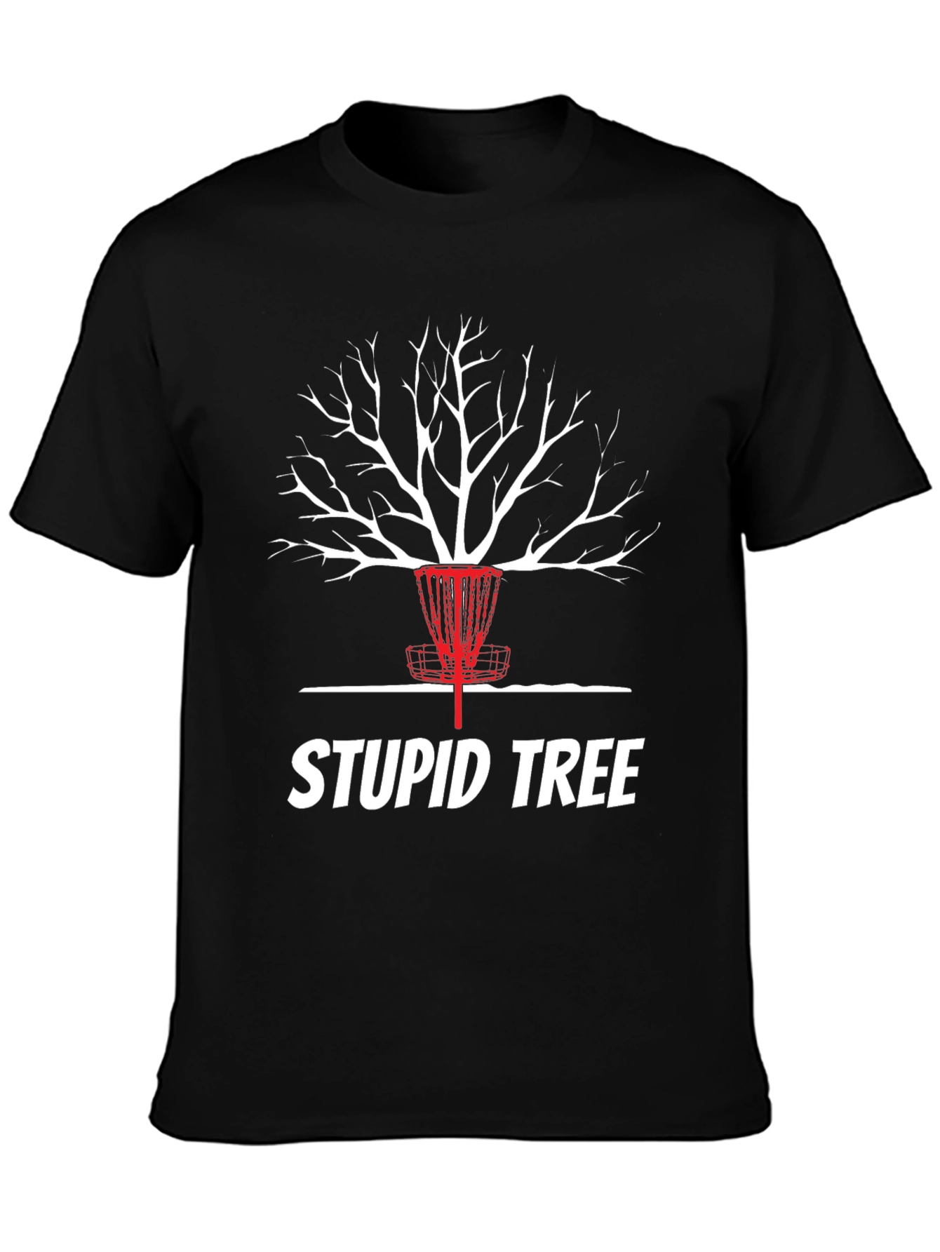 Camiseta Árbol Estúpido para Disc Golf