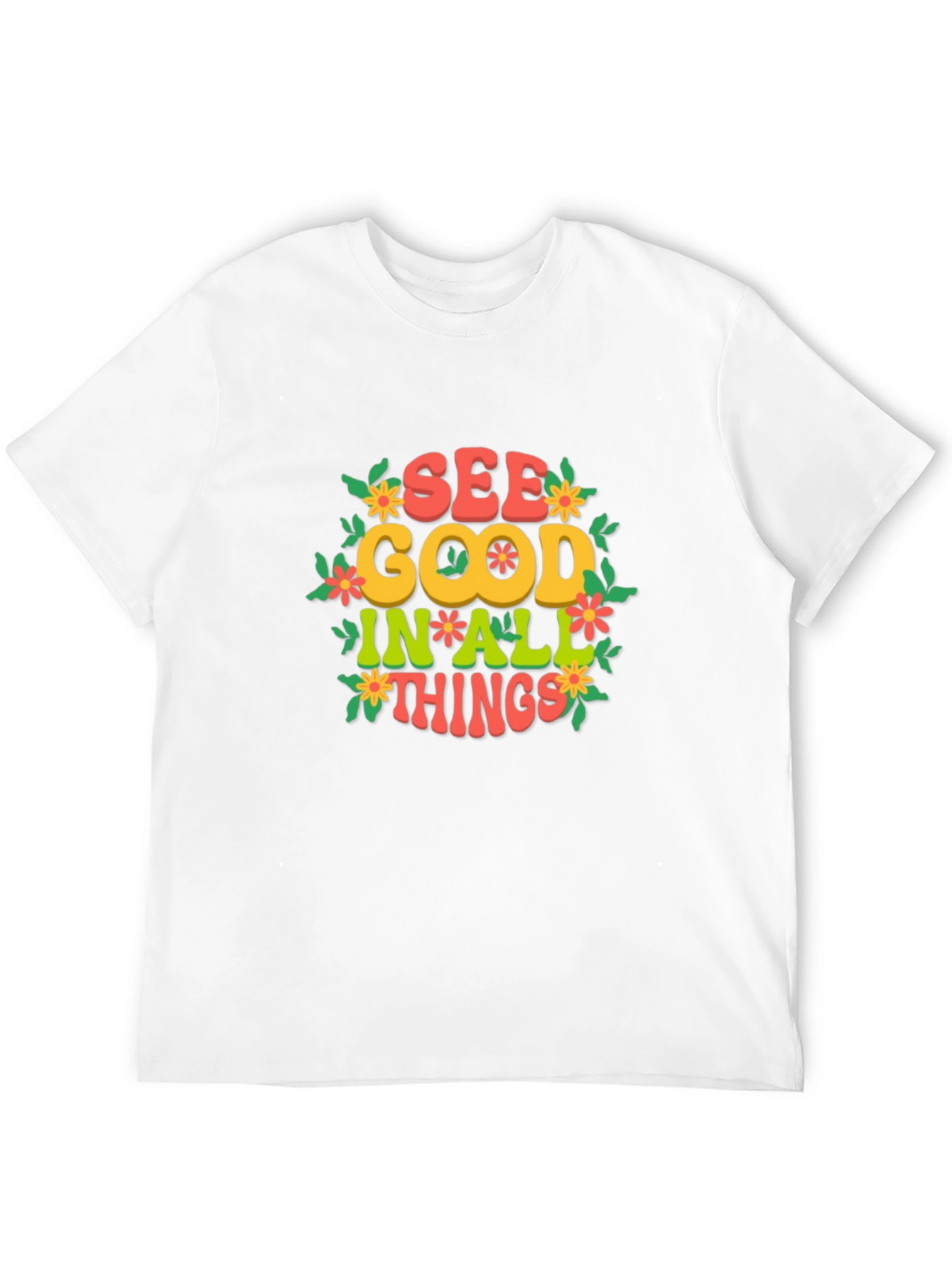 Camiseta Negra: Ve lo bueno en todo