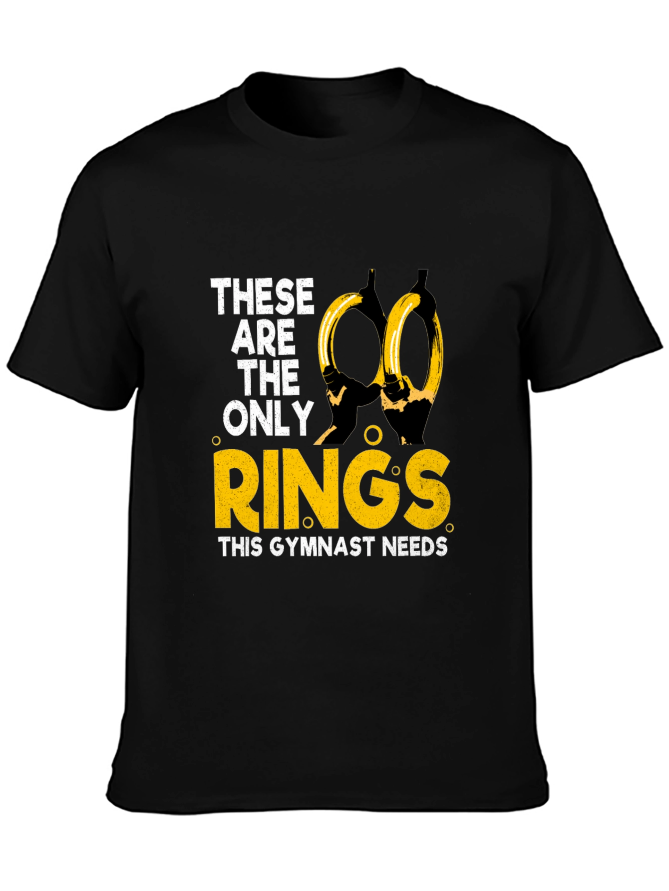 Camiseta Gimnasta: Solo Necesito Anillas