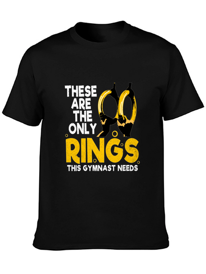 Camiseta Gimnasta: Solo Necesito Anillas