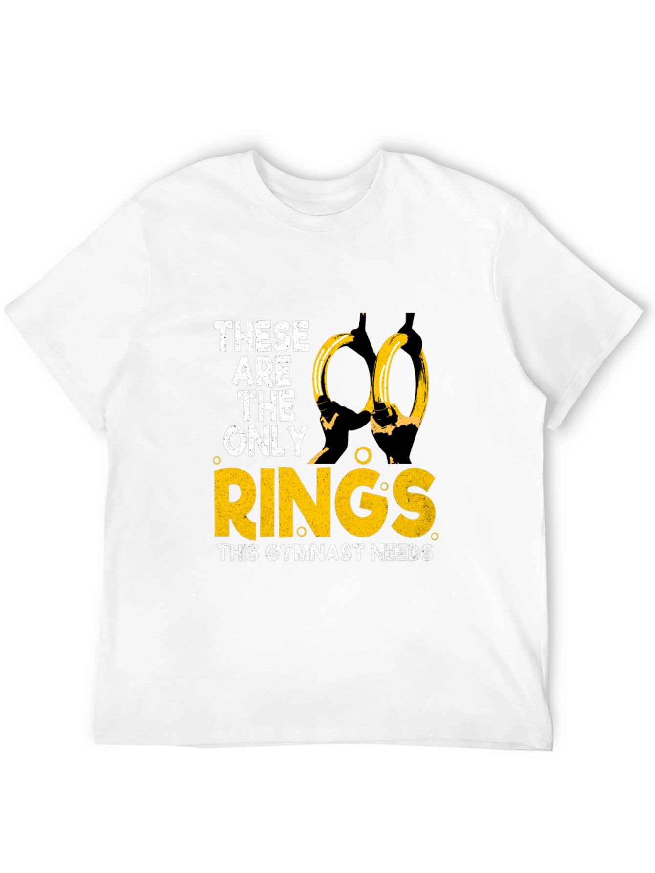 Camiseta Gimnasta: Solo Necesito Anillas