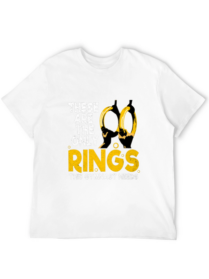 Camiseta Gimnasta: Solo Necesito Anillas