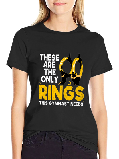 Camiseta Gimnasta: Solo Necesito Anillas