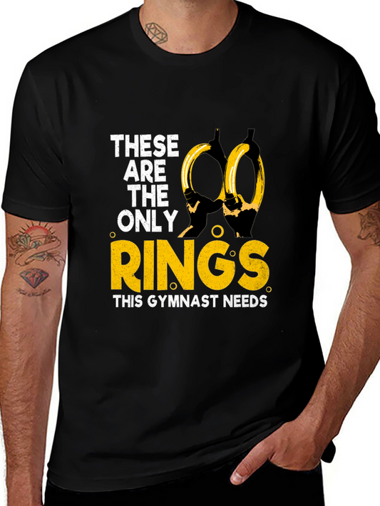 Camiseta Gimnasta: Solo Necesito Anillas