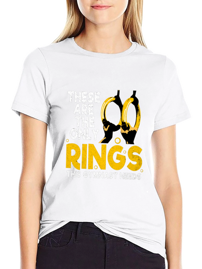 Camiseta Gimnasta: Solo Necesito Anillas