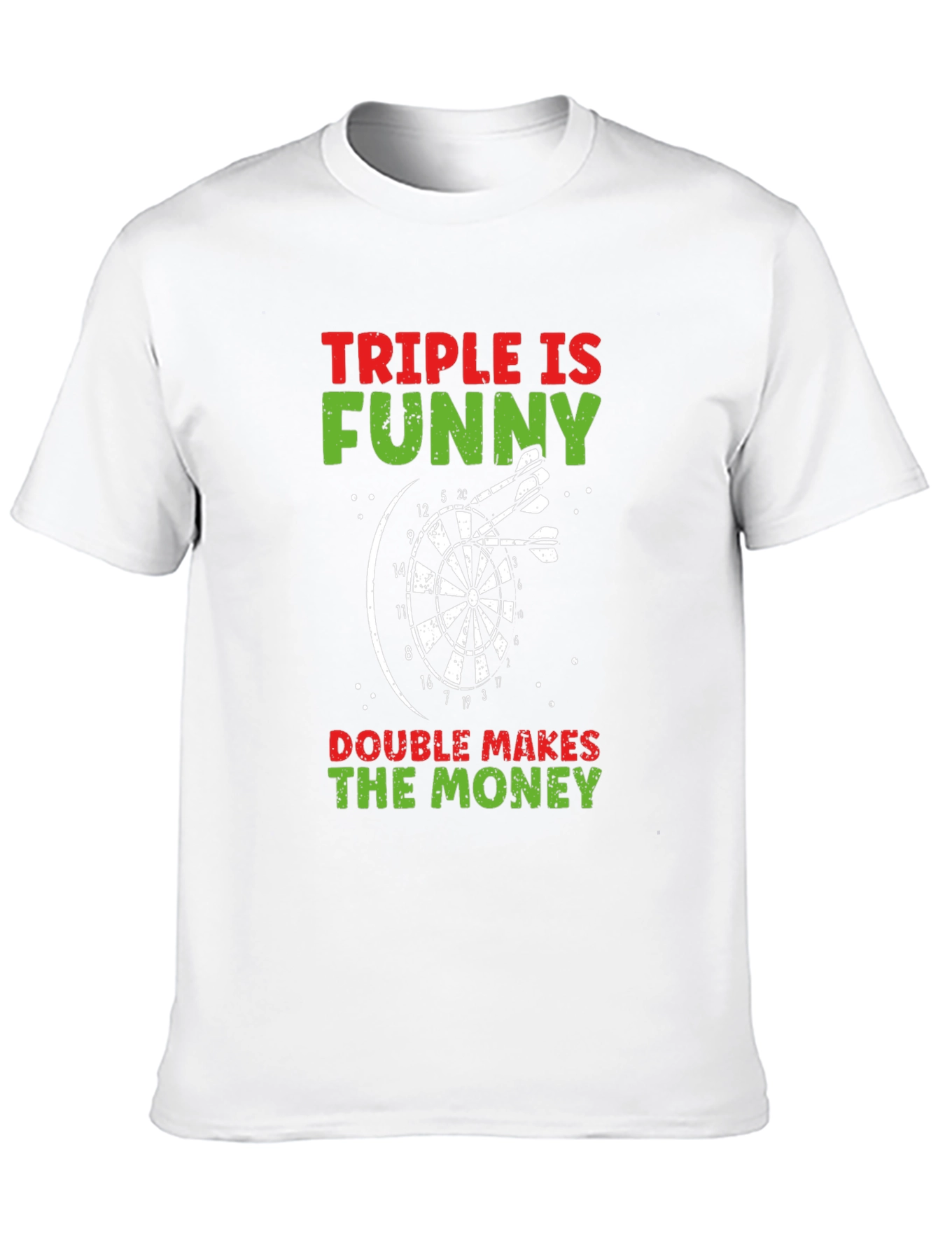 Camiseta Negra: Triple es Divertido Doble da Dinero