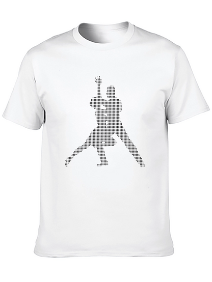 Camiseta Negra con Diseño de Guitarrista