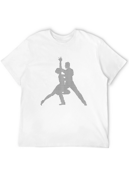 Camiseta Negra con Diseño de Guitarrista