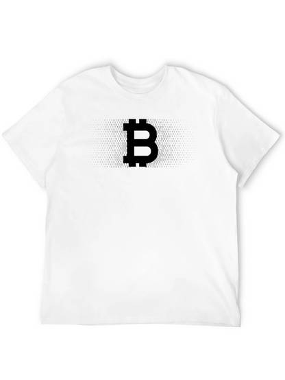 Camiseta Negra Bitcoin para Hombre