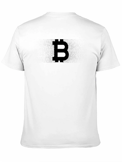 Camiseta Negra Bitcoin para Hombre