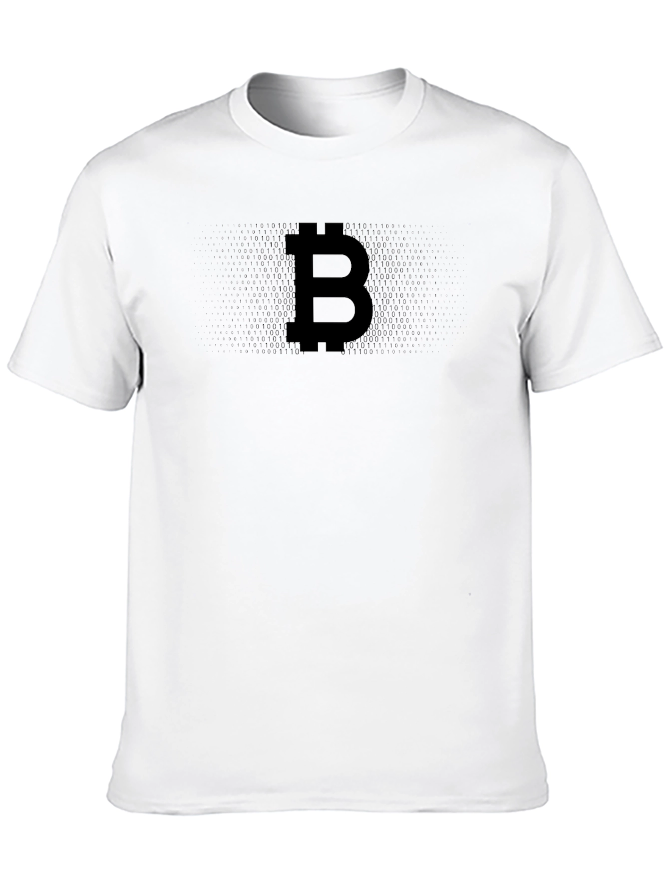 Camiseta Negra Bitcoin para Hombre