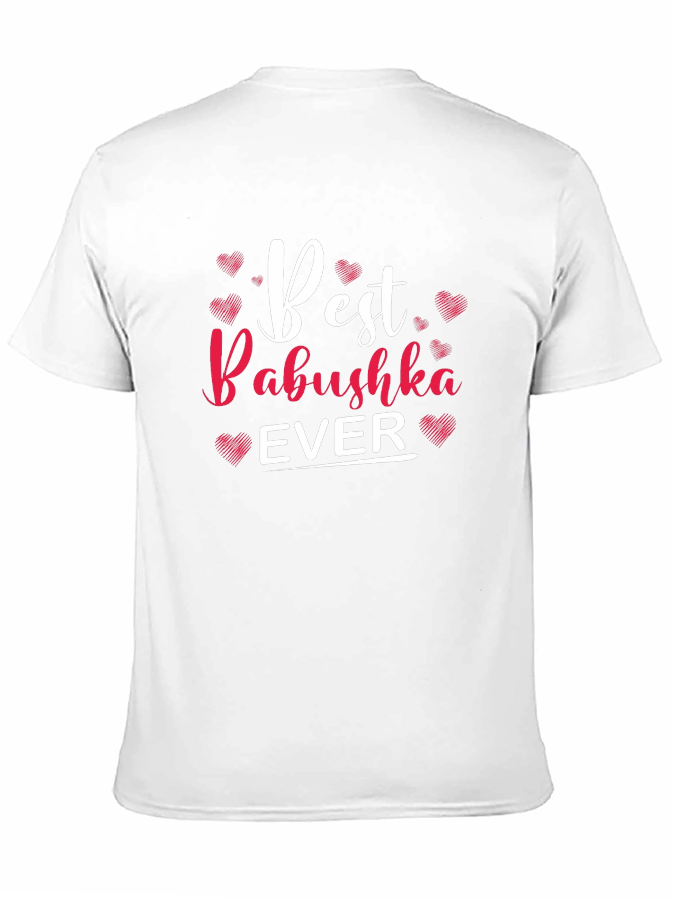 Camiseta Negra Best Babushka Ever para Hombre