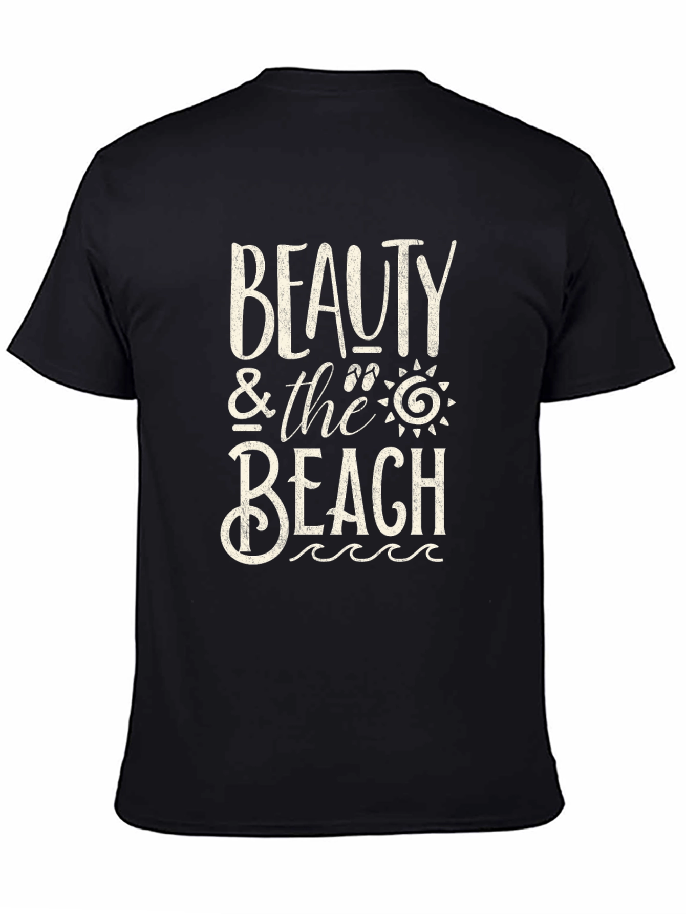 Camiseta Negra Beauty & The Beach
