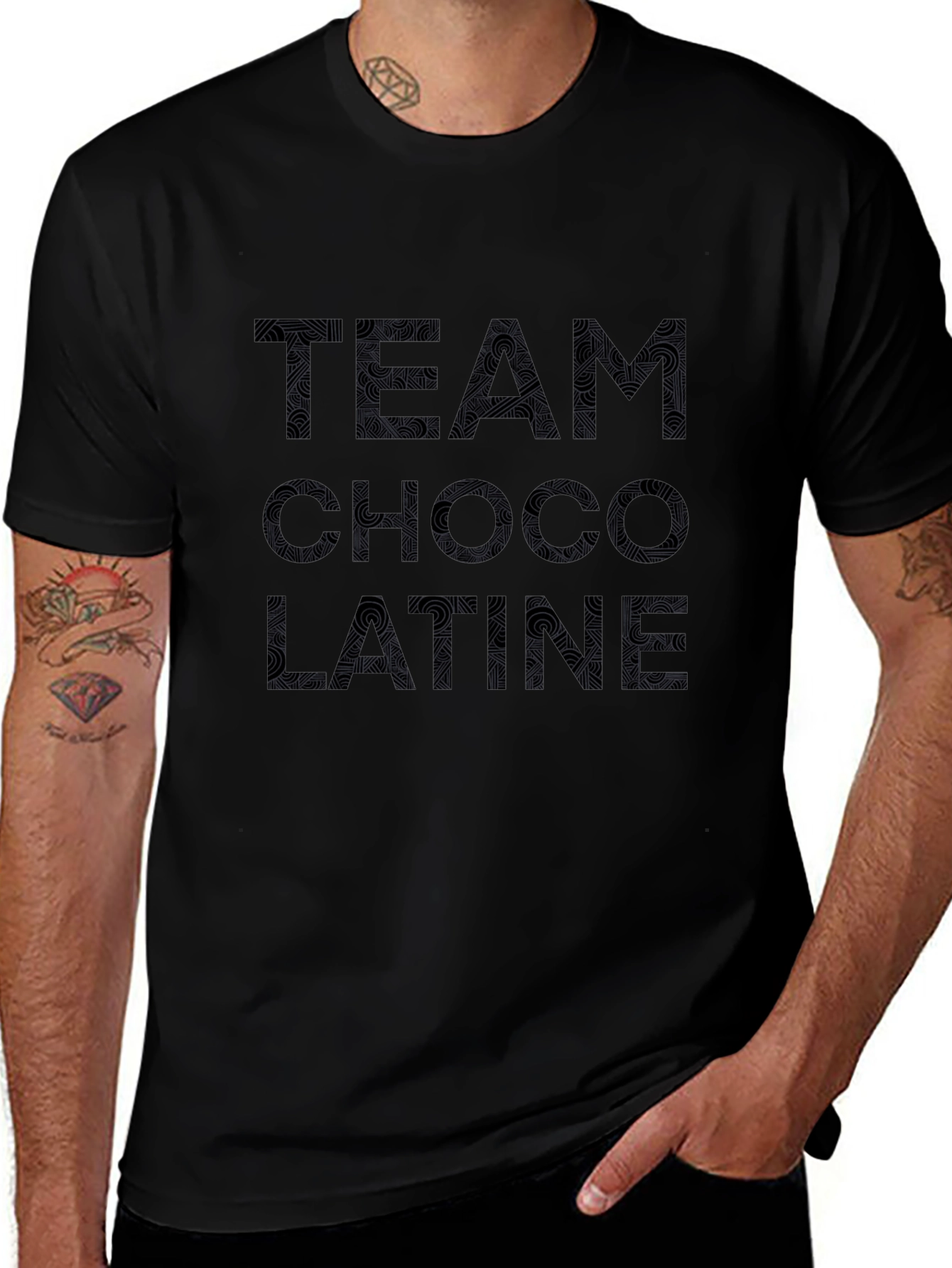 Camiseta Negra Team Choco Latine