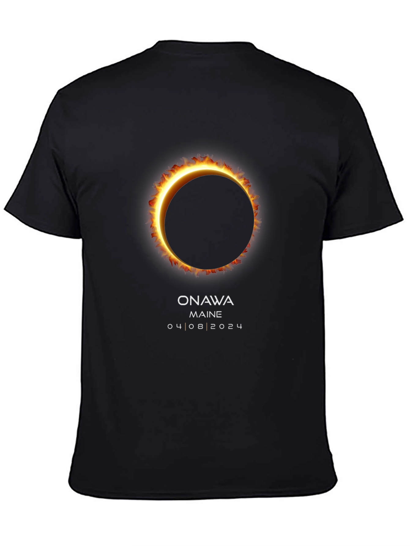 Camiseta Eclipse Solar Onawa Maine 2024