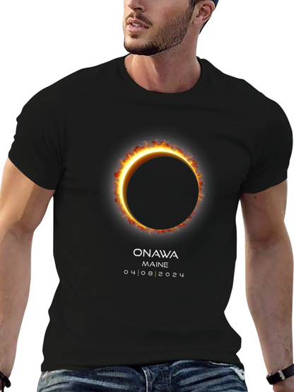 Camiseta Eclipse Solar Onawa Maine 2024