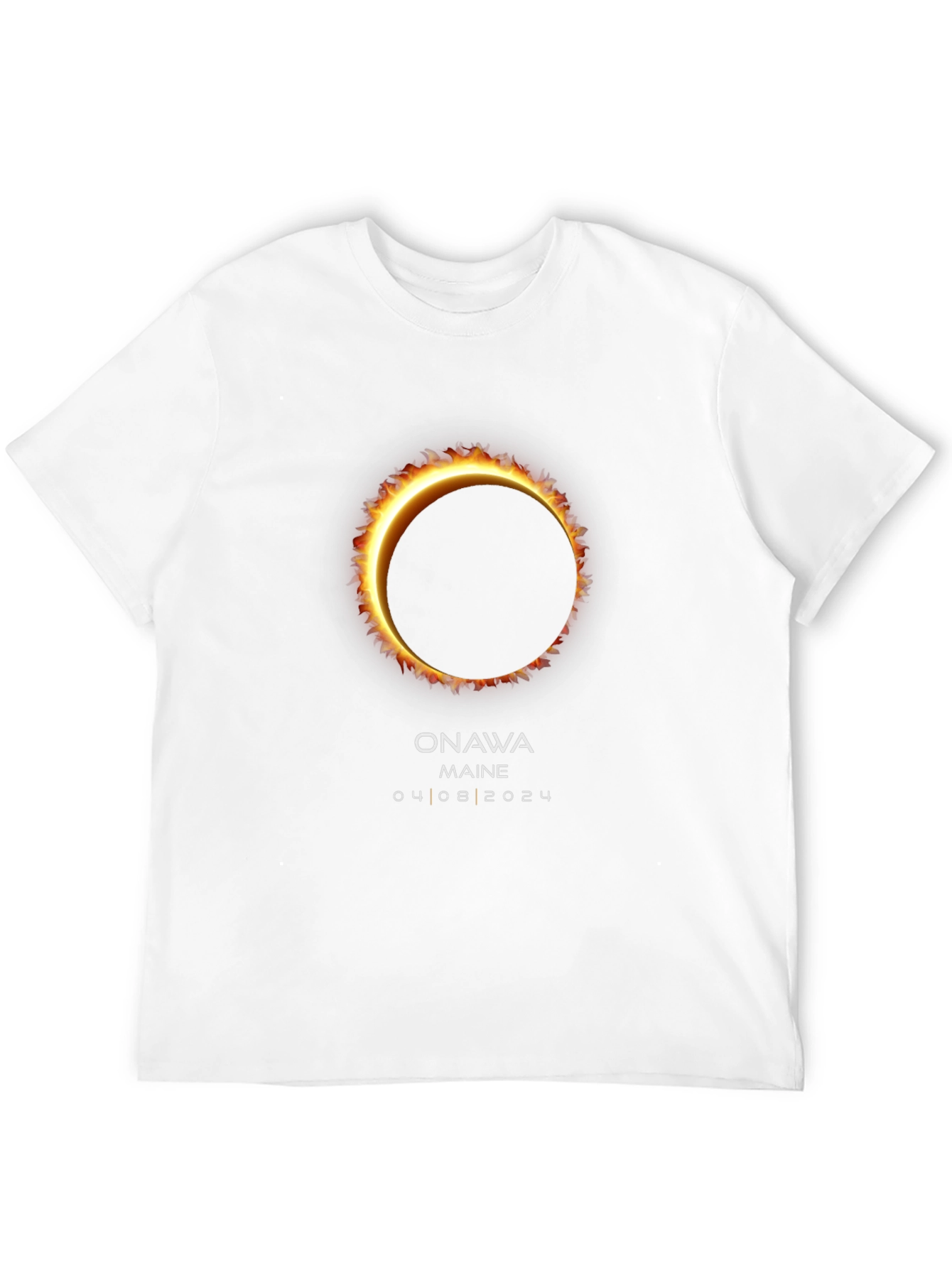 Camiseta Eclipse Solar Onawa Maine 2024