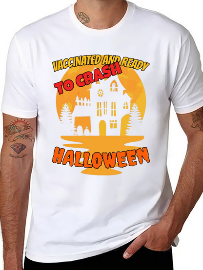Camiseta Halloween Vacunado y Listo