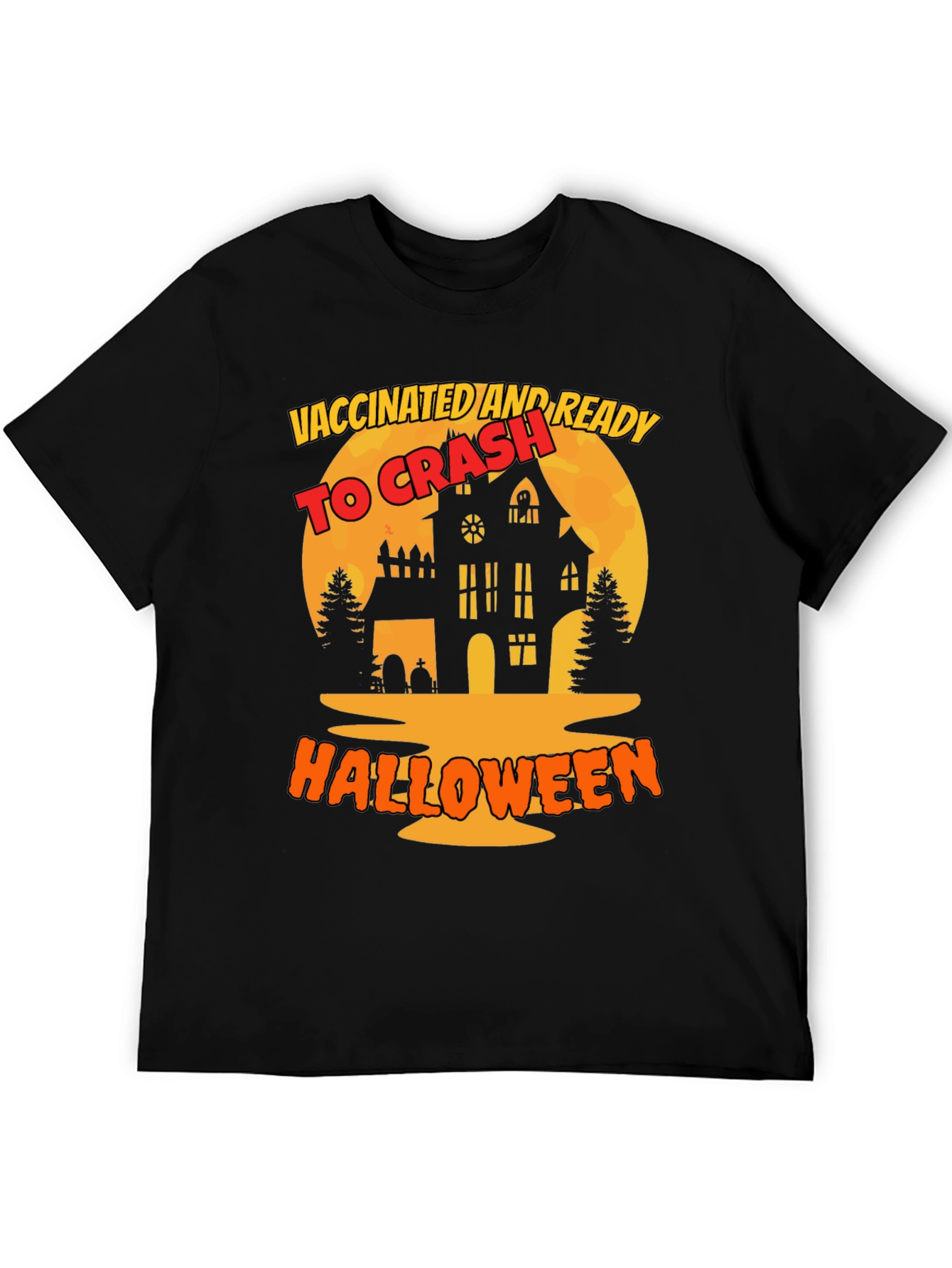 Camiseta Halloween Vacunado y Listo