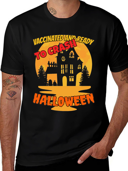 Camiseta Halloween Vacunado y Listo