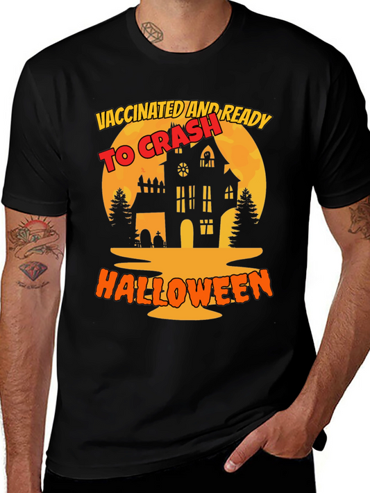 Camiseta Halloween Vacunado y Listo
