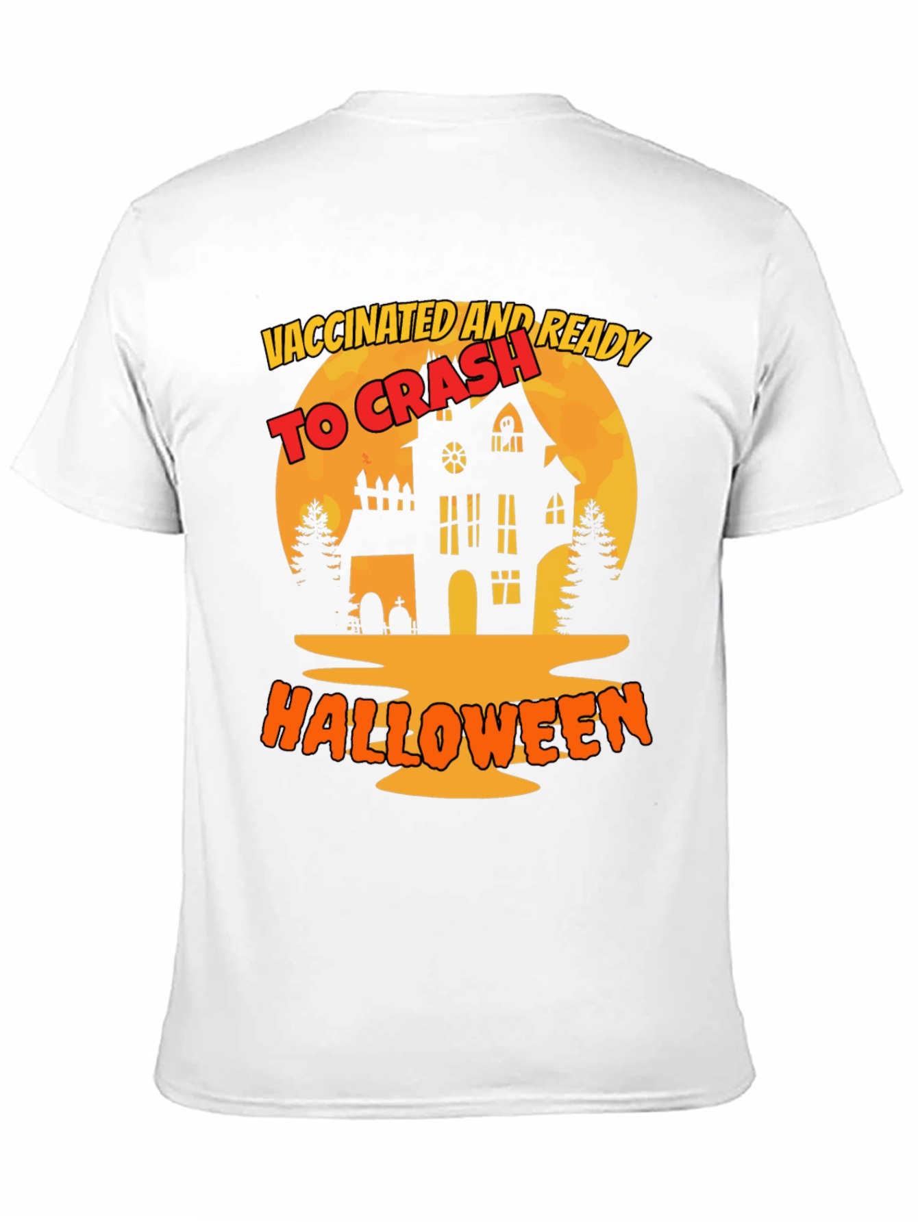 Camiseta Halloween Vacunado y Listo