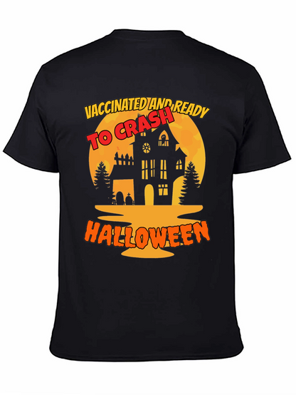 Camiseta Halloween Vacunado y Listo