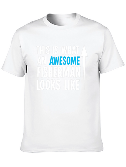 Camiseta Awesome Fisherman para Hombre