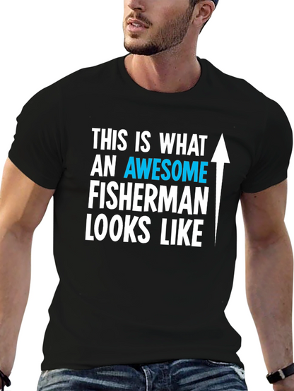 Camiseta Awesome Fisherman para Hombre