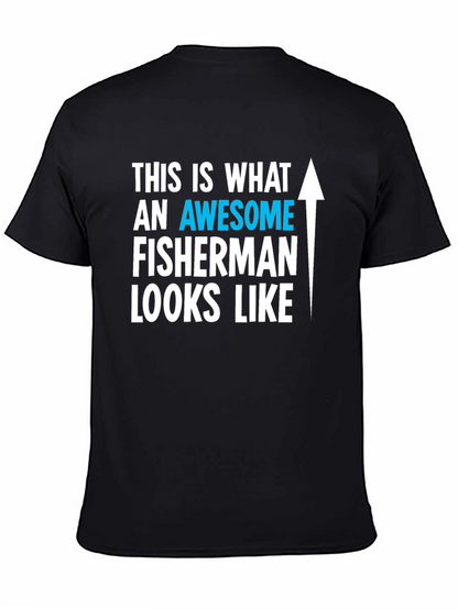 Camiseta Awesome Fisherman para Hombre