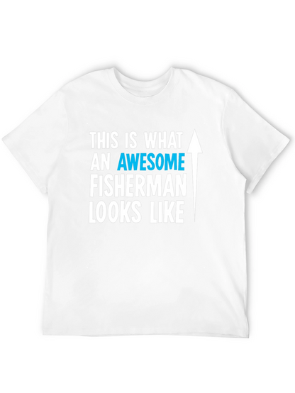 Camiseta Awesome Fisherman para Hombre