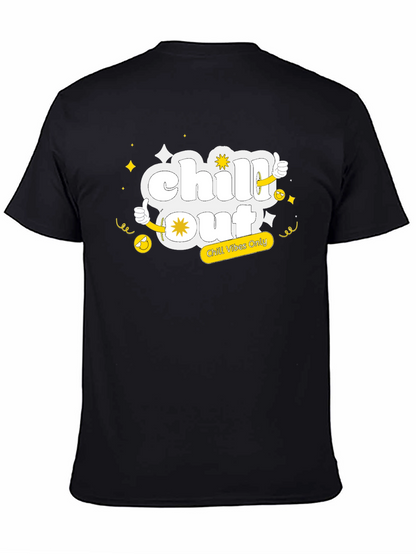 Camiseta Negra Chill Out Vibes