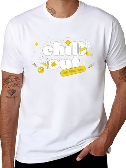 Camiseta Negra Chill Out Vibes