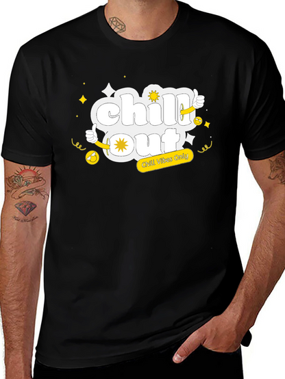 Camiseta Negra Chill Out Vibes