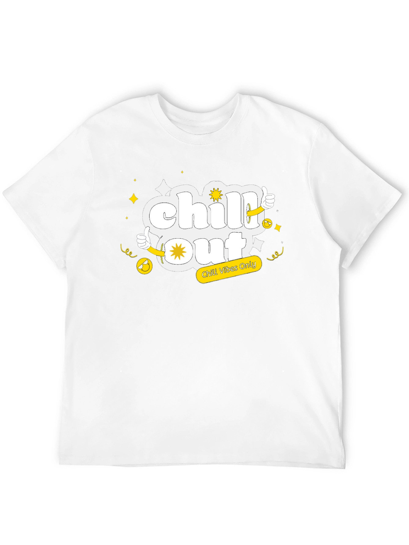 Camiseta Negra Chill Out Vibes