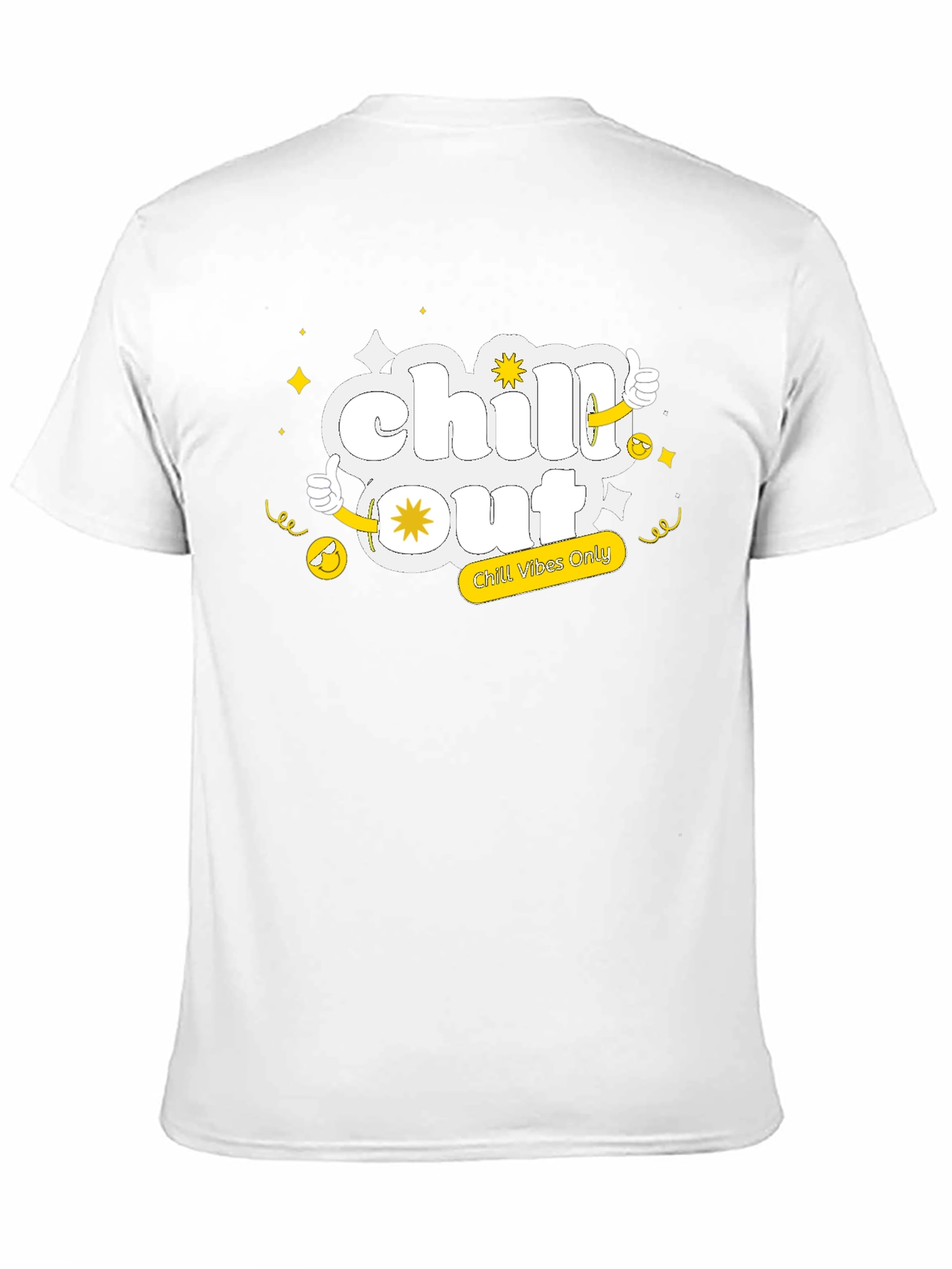 Camiseta Negra Chill Out Vibes