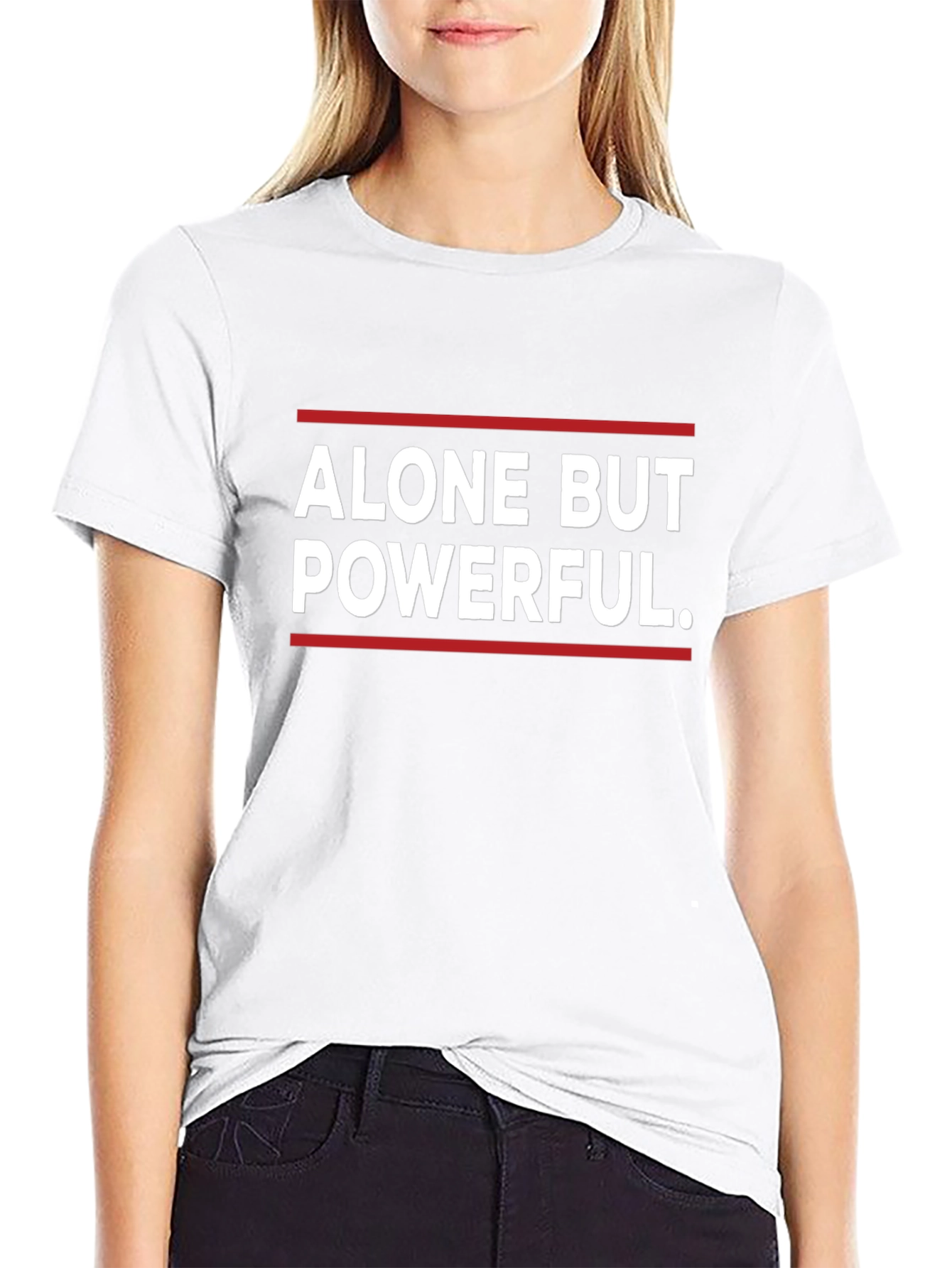 Camiseta Negra: Solo Pero Poderoso