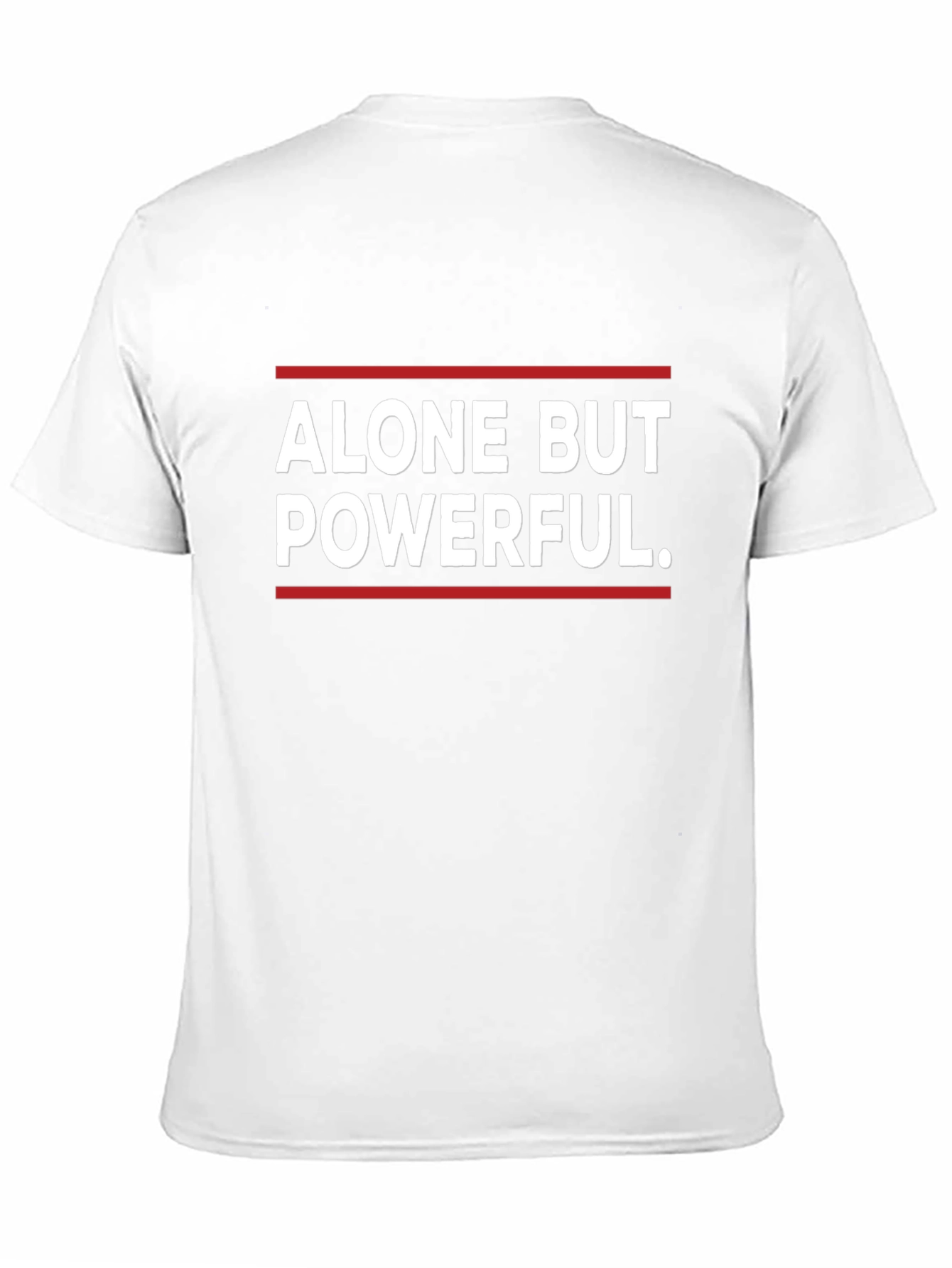 Camiseta Negra: Solo Pero Poderoso